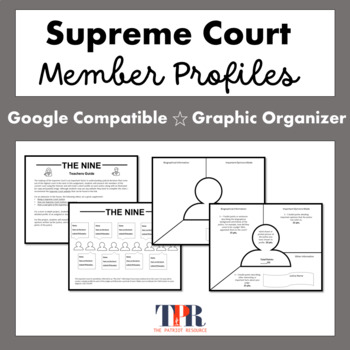 Preview of Supreme Court Justice Profiles  (Google Compatible)