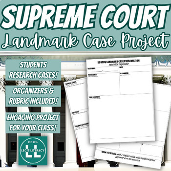 Preview of Supreme Court Landmark Case Project