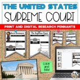 Supreme Court Research Pennants: Writing Activity