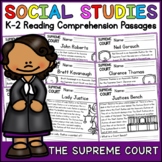 Supreme Court Social Studies Reading Comprehension Passages K-2