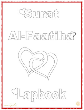Preview of Surat Al-Faatiha Lapbook
