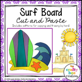 Surf Board Craft Hawaiian Luau Summer Activities Bulletin 