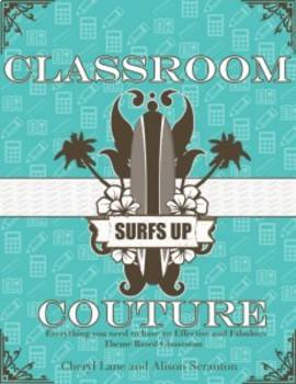 Preview of Surf's UP - Classroom Couture Theme Based Classroom Management