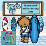 Interactive Music Game (Note Reading) Surf's Up! Google Sl