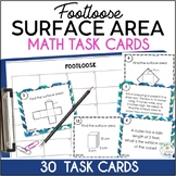 Surface Area Activity Footloose Math Task Cards