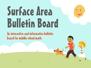 Preview of Surface Area Bulletin Board