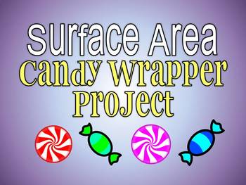 Preview of Surface Area Candy Wrapper Project