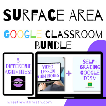 Preview of Surface Area Google Form Bundle – Perfect for Google Classroom!