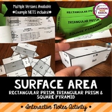 Surface Area Interactive Notes Activity