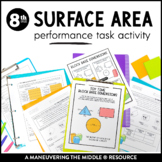 Surface Area Performance Task Activity | Real-World Surfac