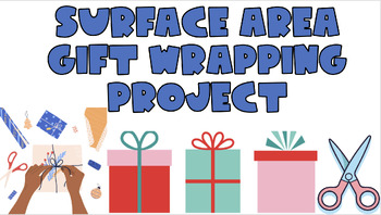 Preview of Surface Area Project: Gift Wrapping