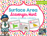 Surface Area Scavenger Hunt {prisms, pyramids, and cylinders}