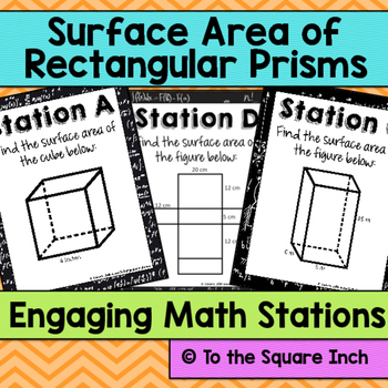 Preview of Surface Area Stations