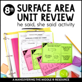 Surface Area Unit Review Error Analysis | Lateral & Total 