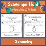 Surface Area & Volume Scavenger Hunt