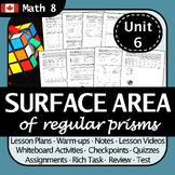 BC Math 8 Surface Area Unit: Engaging Lessons and Real-Wor