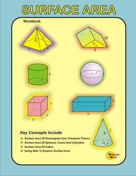 Preview of Surface Area Workbook