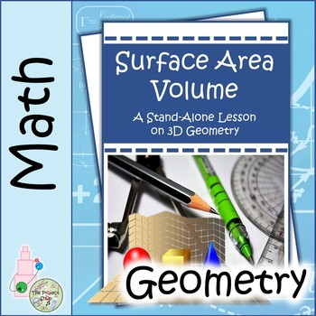 Preview of Surface Area and Volume 3D Geometry Project