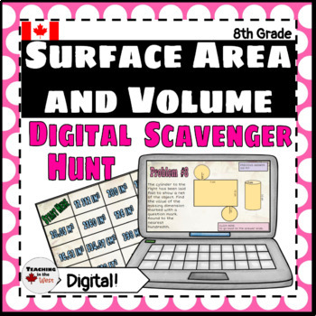 Preview of Surface Area and Volume DIGITAL Scavenger Hunt