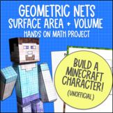 Surface Area and Volume of 3D Shape Nets Math Project | Mi