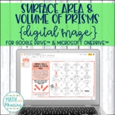 Surface Area and Volume of Prisms DIGITAL Maze Activity Di