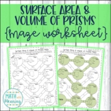 Surface Area and Volume of Prisms Maze Worksheet - CCSS 7.
