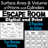 Surface Area and Volume of Prisms and Cylinders Activity E