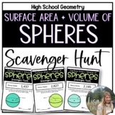 Surface Area and Volume of Spheres - Geometry Scavenger Hunt