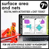 Surface Area from Nets Digital Math Activity | 7th Grade G