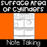 Surface Area of Cylinders - Notes
