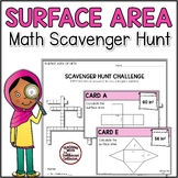 Surface Area of Nets 6th Grade Math Scavenger Hunt Activity