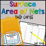 Surface Area of Nets Task Cards Prisms and Pyramids
