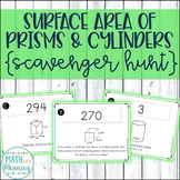Surface Area of Prisms and Cylinders Scavenger Hunt Activity