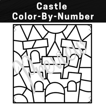 Castle Color by Number