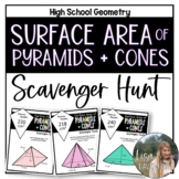 Surface Area of Pyramids and Cones - High School Geometry 