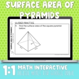 Surface Area of Pyramids Digital Notes