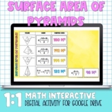 Surface Area of Pyramids Digital Practice Activity