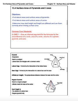 unit 11 homework 8 volume of pyramids and cones