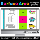 Surface Area of Rectangular Prisms Digital Sticker Activity