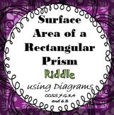 Finding Surface Area of Rectangular Prisms RIDDLE Activity