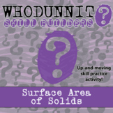 Surface Area of Solids Whodunnit Activity - Printable & Di