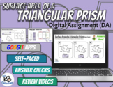 Surface Area of a Triangular Prism  - Digital & Printable 
