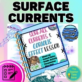 Surface Currents & Coriolis Effect Notes Activity and Slid