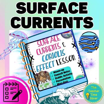 Preview of Surface Currents & Coriolis Effect Notes Activity and Slides Oceanography Lesson