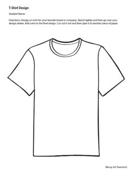 Surface Design Worksheets: T-shirt, Tennis Shoe, and Ball Cap | TPT