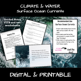 Surface Ocean Currents Guided Notes & Worksheet! Regents R