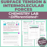 Surface Tension & Intermolecular Forces Chemistry Lab (Dif