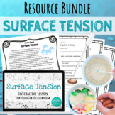 Surface Tension Resource Bundle with Slides, Reading Passa