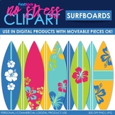 Surfboard Clip Art (Digital Use Ok!)