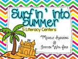 Surfin' Into Summer Literacy Centers